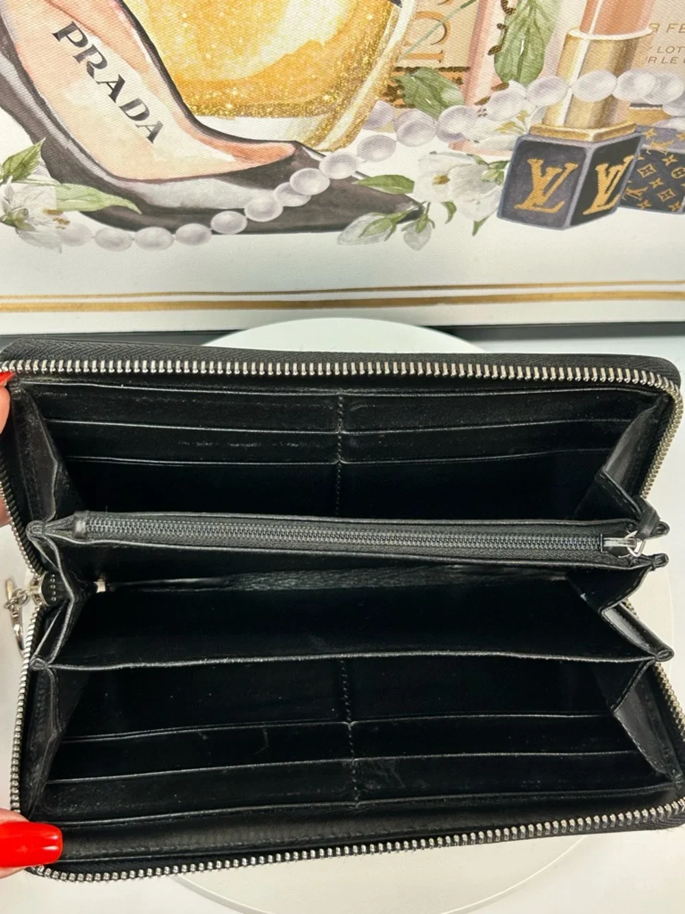 GUCCi GG Imprime Guccissima Leather Zip Around Wallet ๐๐ค - Picture 6 of 17